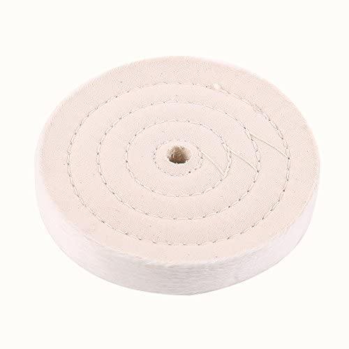 SCOTTCHEN Extra Thick Buffing Polishing Wheel 6inch (70 Ply) For Bench grinder Tool With 1/2" Arbor Hole 2 PACK - SCOTTCHEN