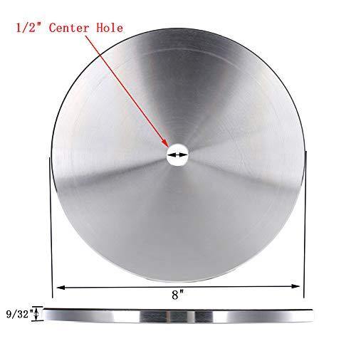 Aluminum Disc Master Base Lap Plate 8 x 1/2 Arbor Grinding Pads